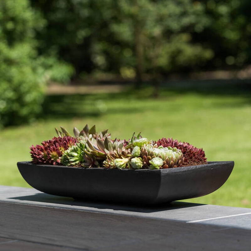 Miska hranatá PANDORA S fiberstone černá 50cm-0