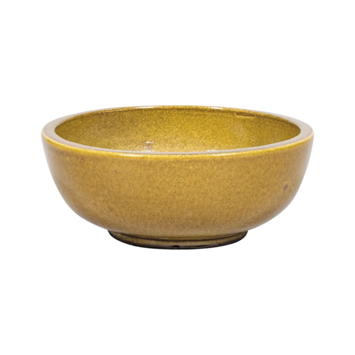 Keramické květináče - Miska keramická glazovaná  SHANGHAI 6-01T okrová 43,5cm