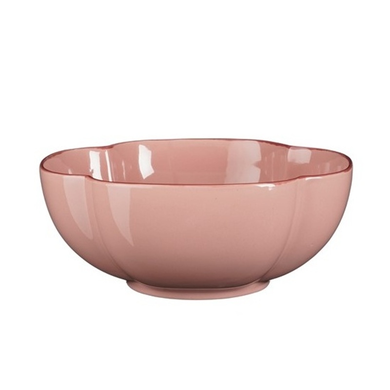 Misky a mísy - Miska kulatá kameninová FIRENZE sv.růžová 24cm