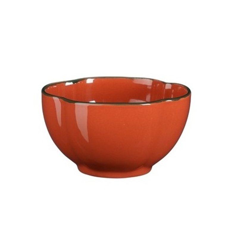 Misky a mísy - Miska kulatá kameninová FIRENZE terakotová 12,5cm