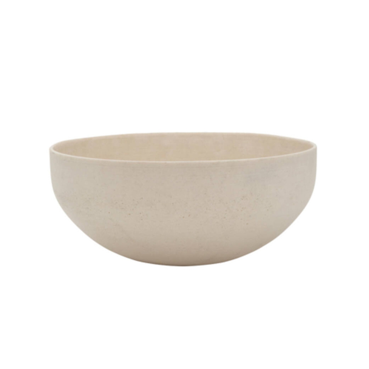 Keramické květináče - Miska kulatá MORGANA XS sandstone bílá 36,5cm
