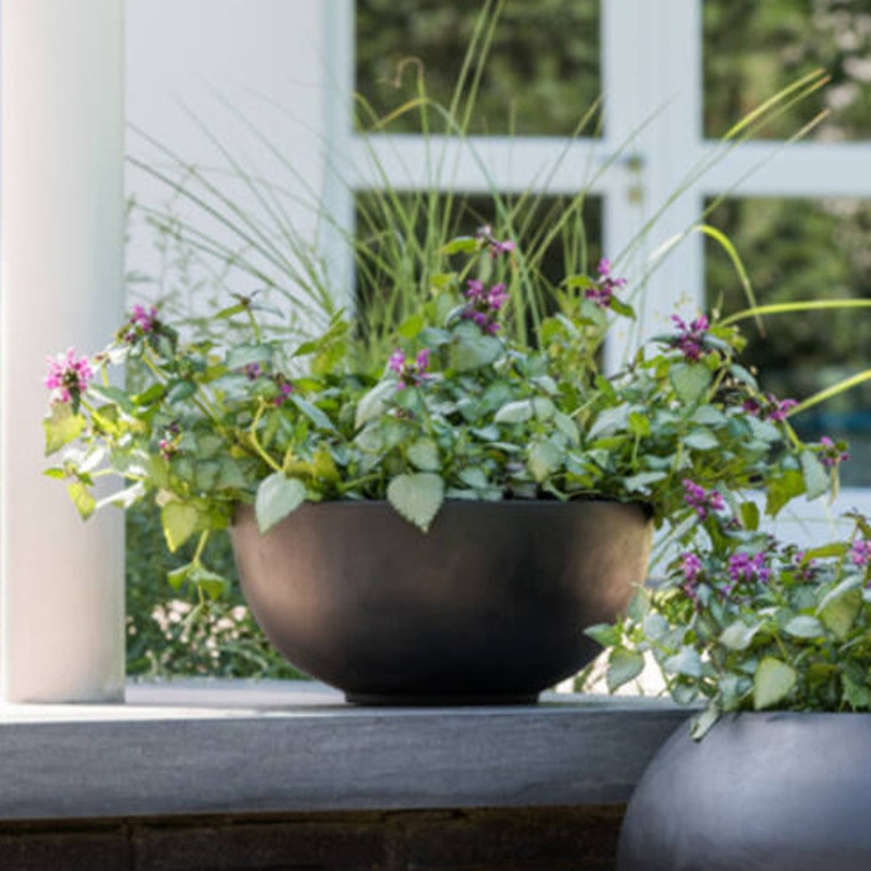 Miska kutalá PETER M fiberstone černá 30cm-0