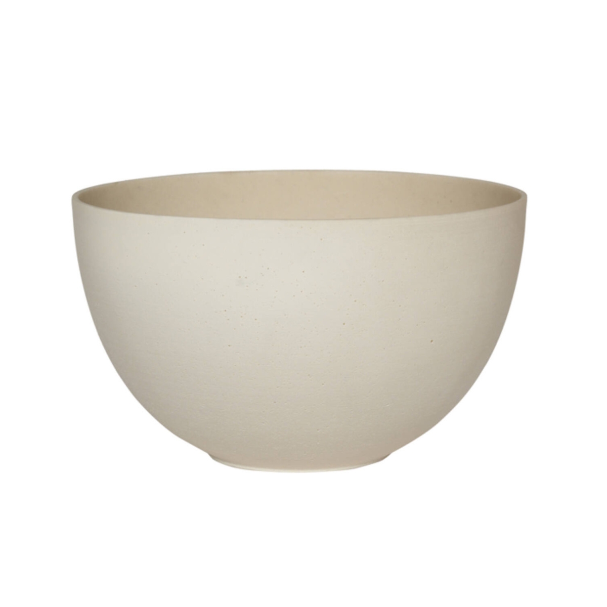 Keramické květináče - Miska kutalá PETER M sandstone bílá 30cm