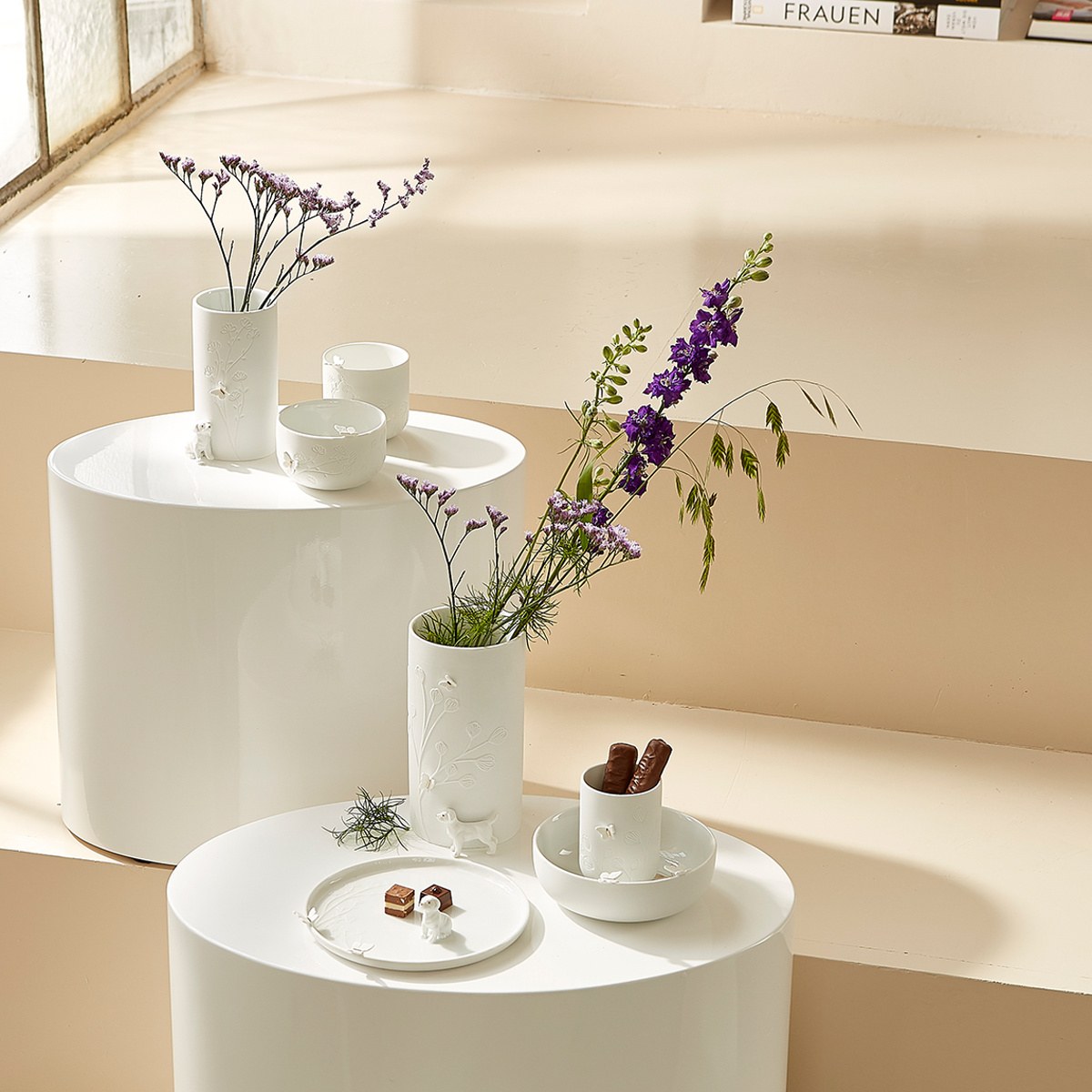 Miska porcelánová s motýlky 14cm-0