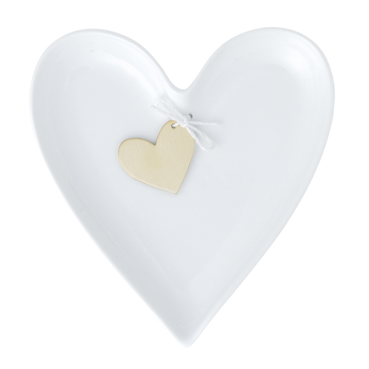 Misky a mísy - Miska porcelánové srdce 12cm