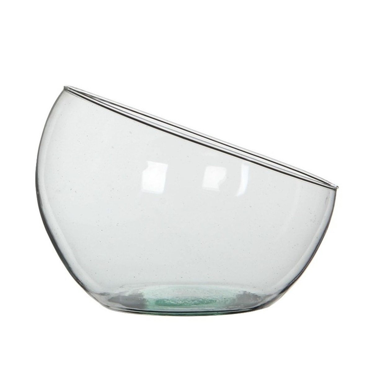 Designové doplňky - Miska skleněná zkosená BOLY 19,5cm