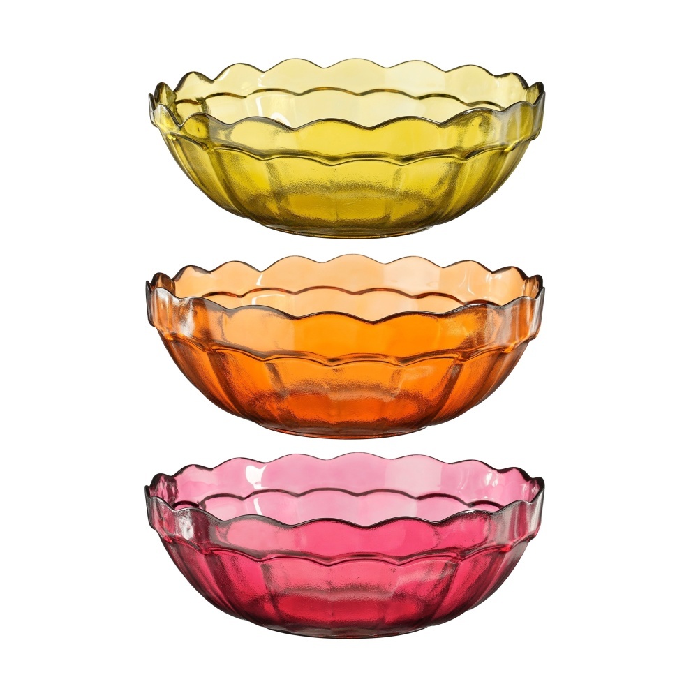 Misky a mísy - Miska z recyklovaného skla mix 30cm