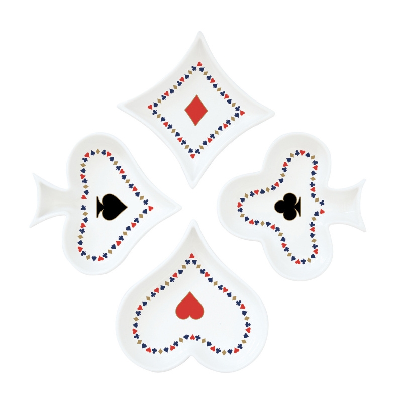 Misky a mísy - Mističky na předkrmy porcelánové CASINO ROYALE sada 4ks