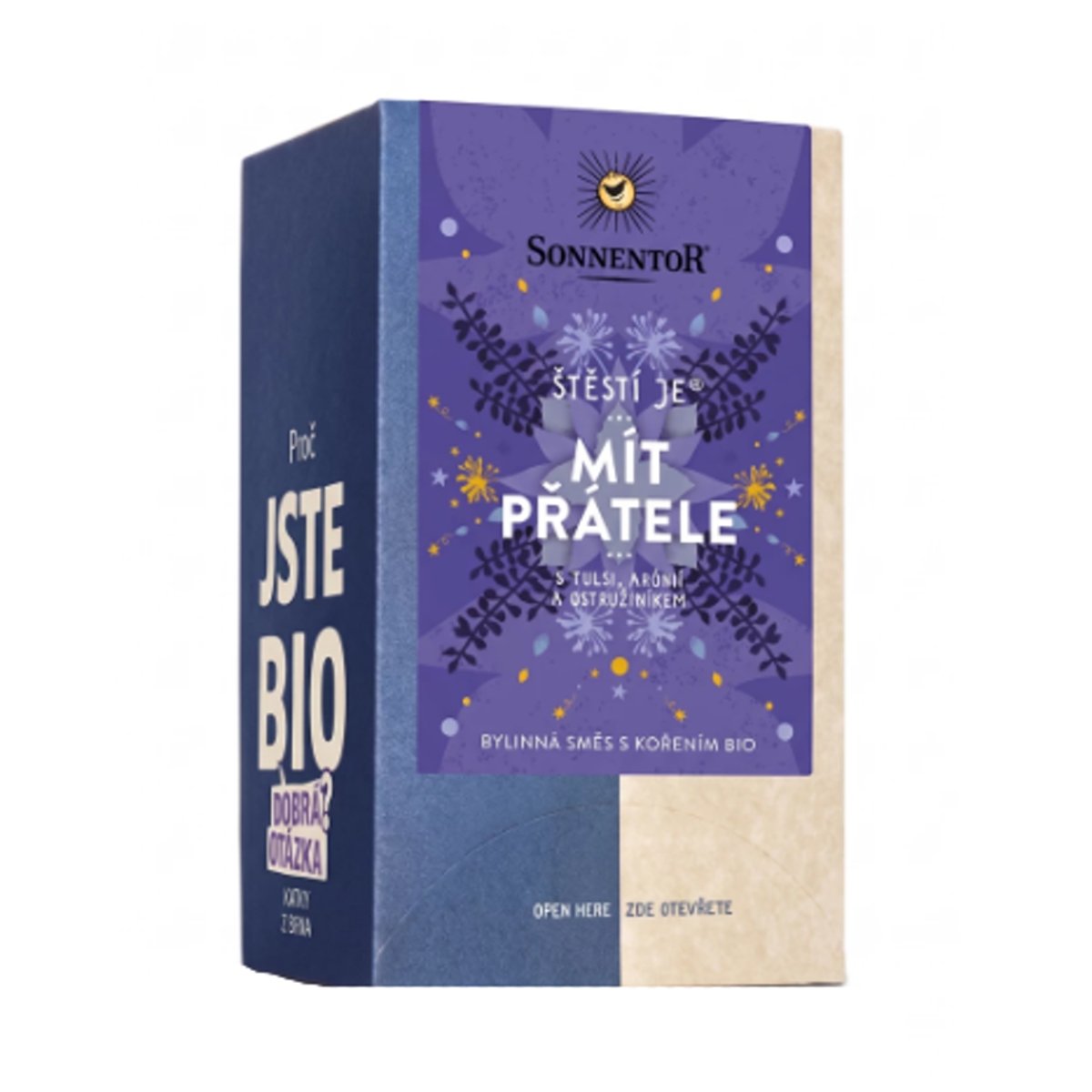 Nápoje - Mít přátele štěstí je - bio bylinný čaj 27g Sonnentor