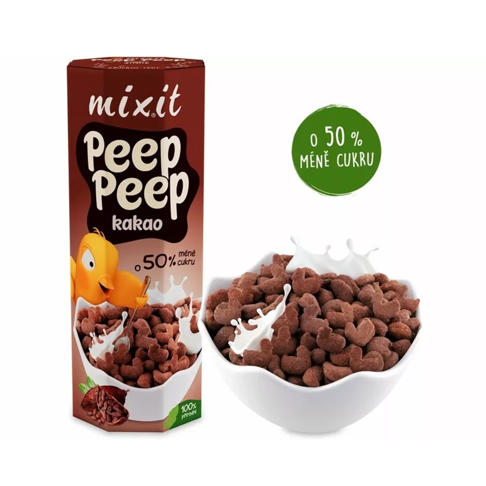 Mixit - Mixit Cereálie ptáčci PEEP PEEP kakao 280g