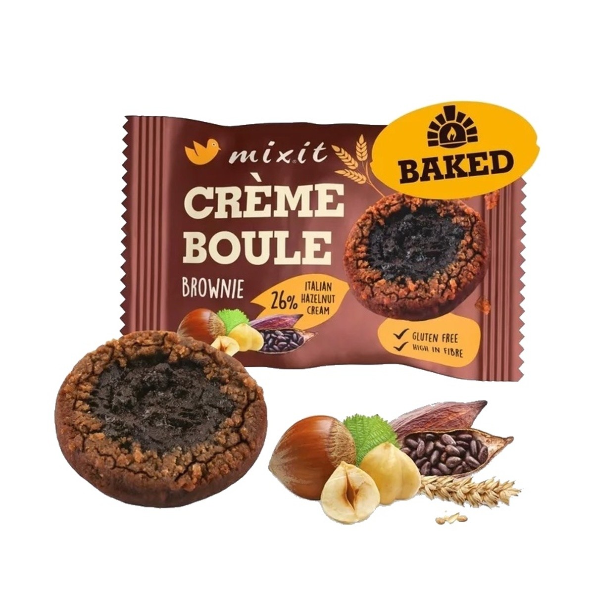 Mixit - Mixit datlový koláček CRÉME BOULE Brownie 30g