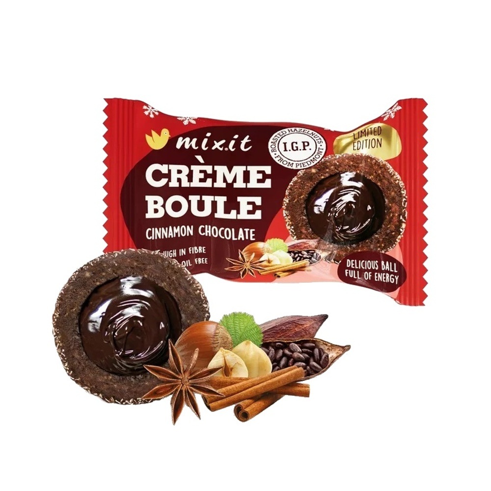 Mixit - Mixit datlový koláček CRÉME BOULE Cinnamon Chocolate 30g