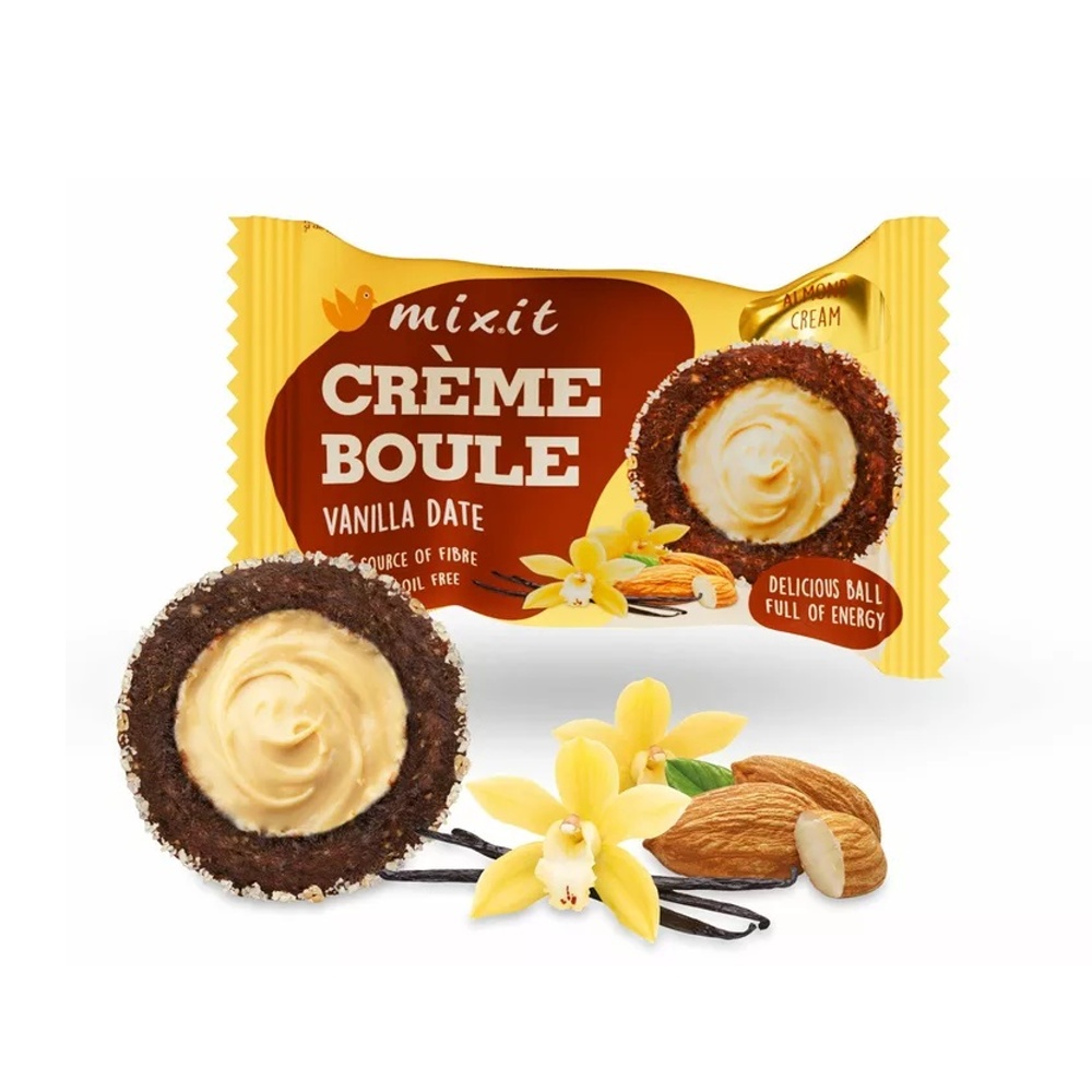 Mixit - Mixit datlový koláček CRÉME BOULE Vanilla Date 30g