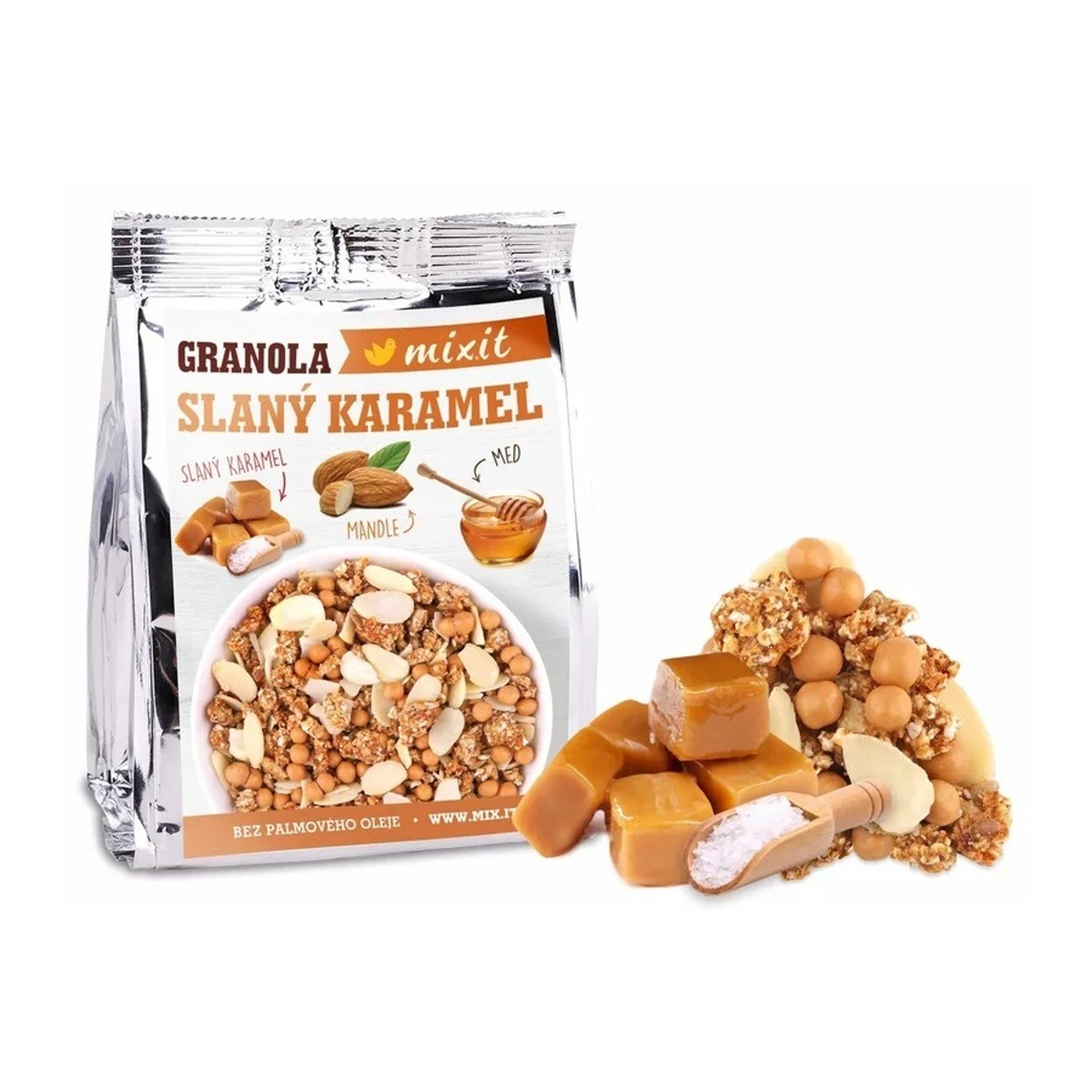 Mixit - Mixit Granola z pece do kapsy Slaný karamel 70g