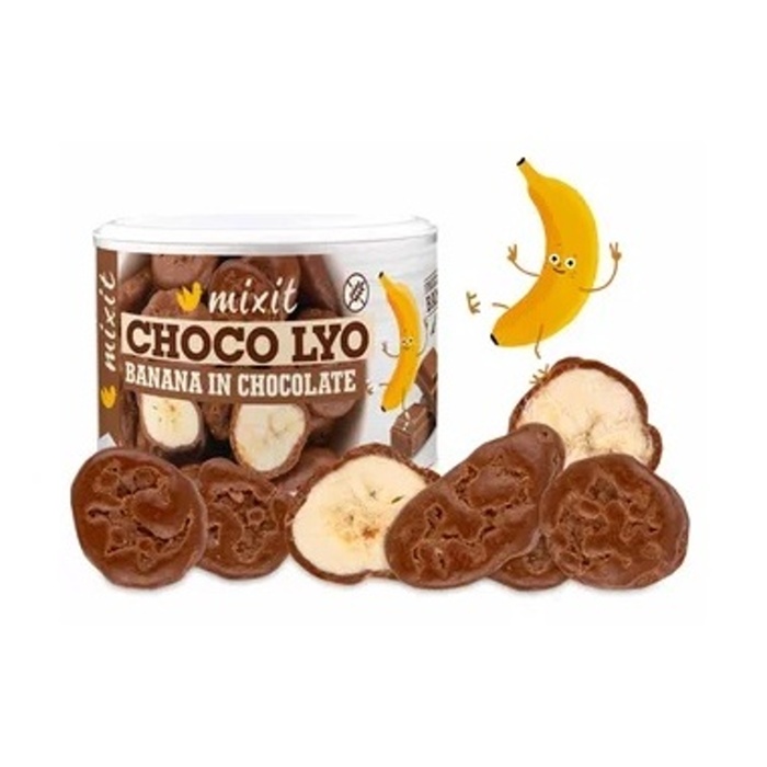 Čokoládové pochoutky - Mixit křupavé banány v čokoládě 170g