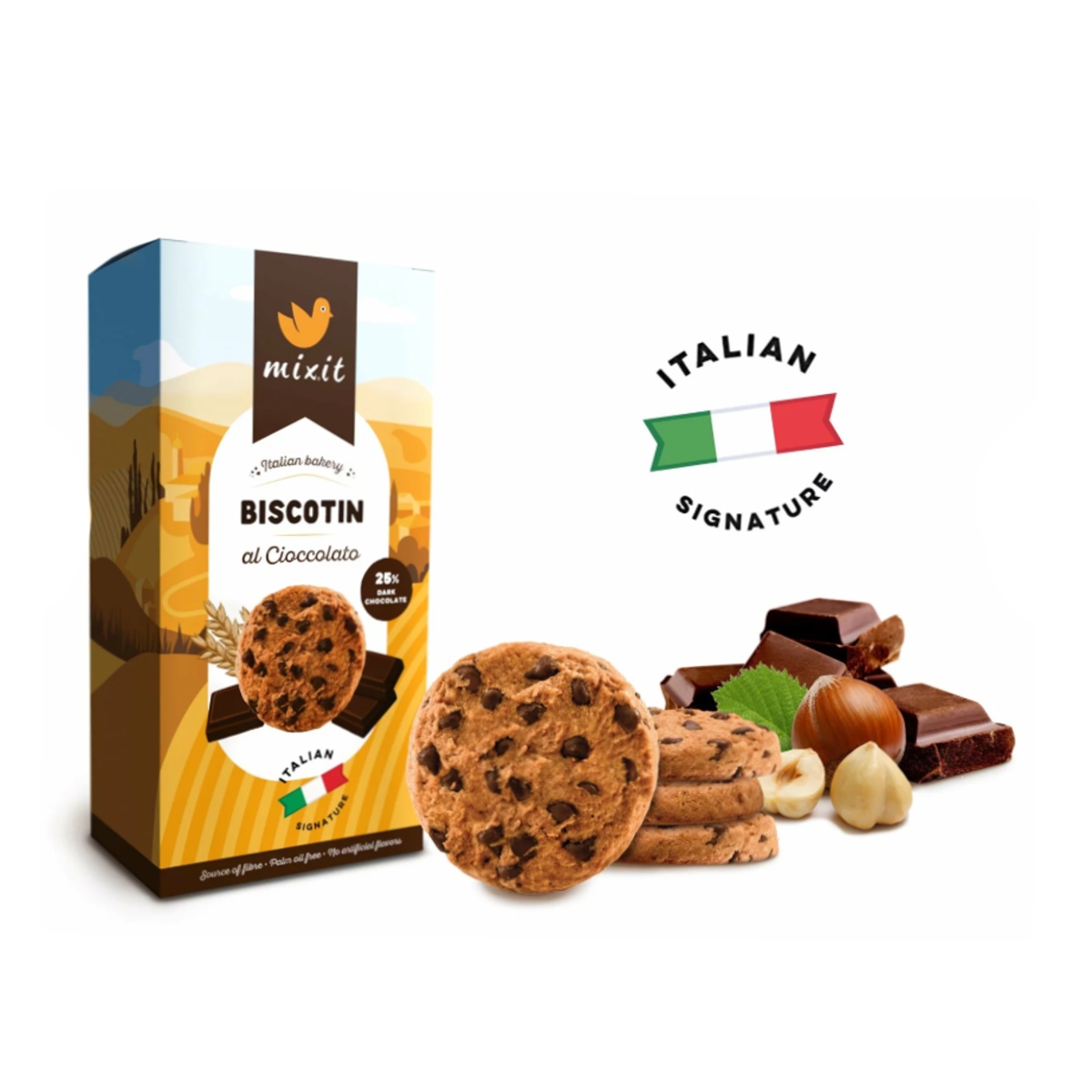 Mixit - Mixit sušenky Biscotin al Cioccolato 170g