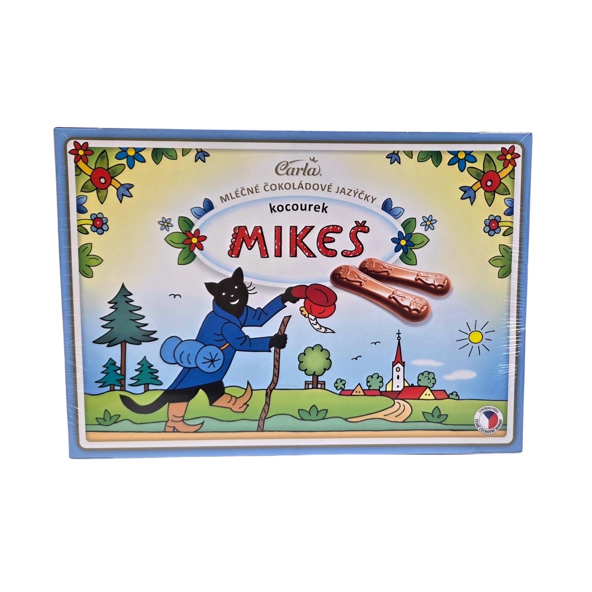 Čokoládové pochoutky - Mléčné čokoládové jazýčky KOCOUR MIKEŠ 100g