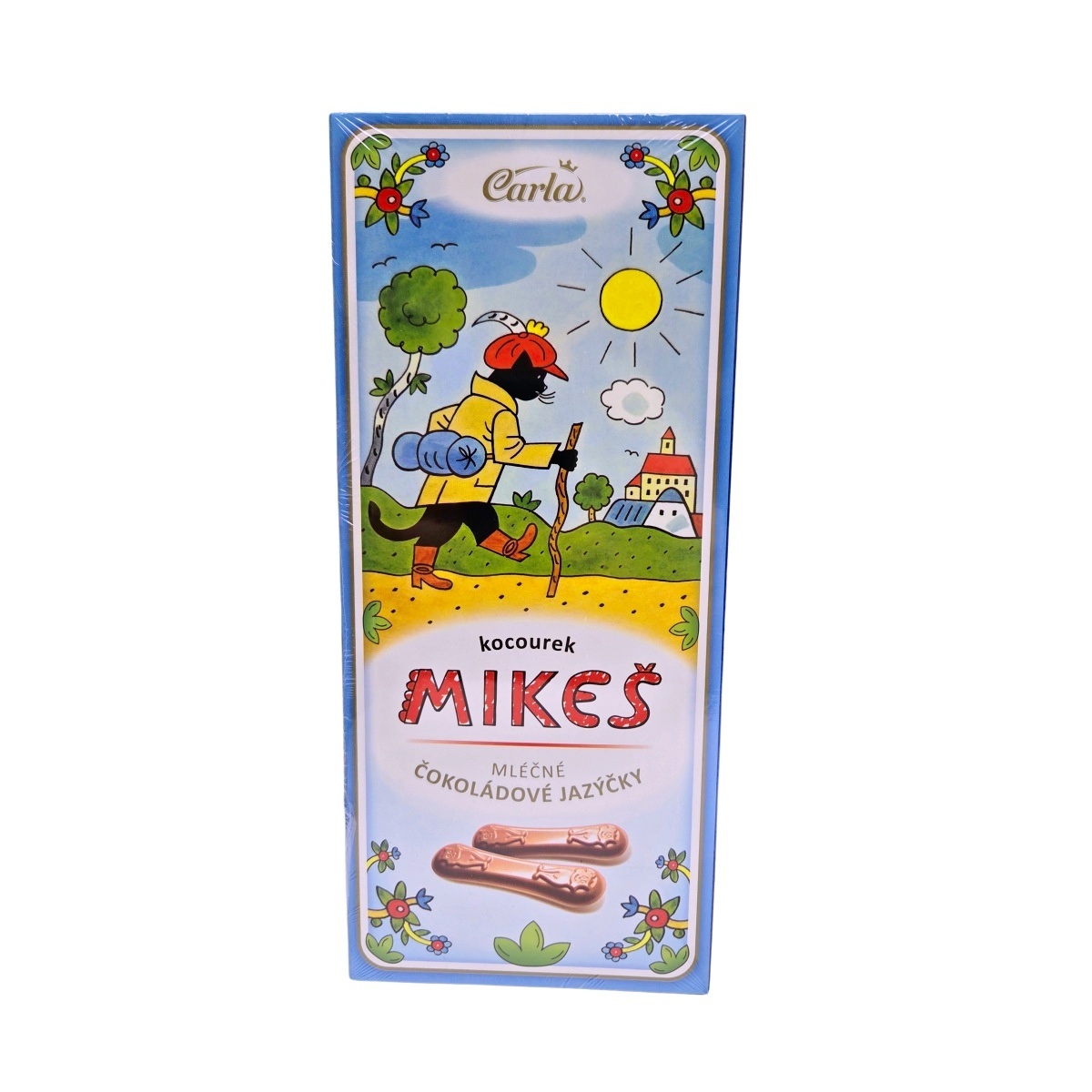 Čokoládové pochoutky - Mléčné čokoládové jazýčky KOCOUR MIKEŠ 50g