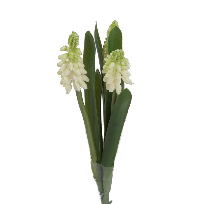 Modřenec svazek 3ks umělý 24cm krémový-0