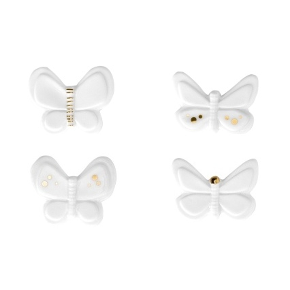 Keramické dekorace - Motýl porcelánový mix 3,5cm
