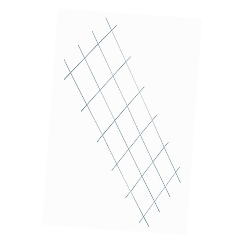 Tyčky a opory - Mřížka zahradnická bílá 600 x 1500 mm