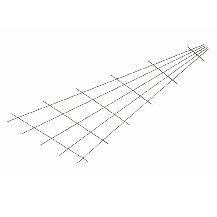 Tyčky a opory - Mřížka zahradnická hnědá 750 x 1500 mm tvar