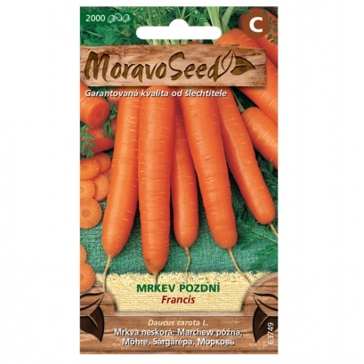 Osivo zeleniny - Mrkev FRANCIS pozdní (MS)