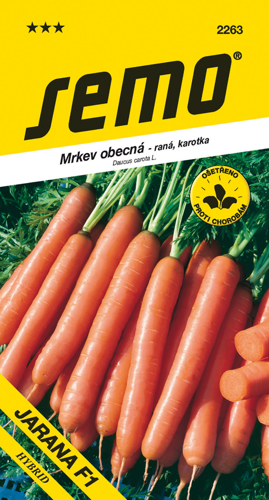 Osivo zeleniny - Mrkev karotka Jarana F1 1,3g