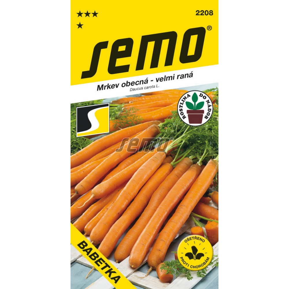 Osivo zeleniny - Mrkev karotka Mignon JAZÝČKY