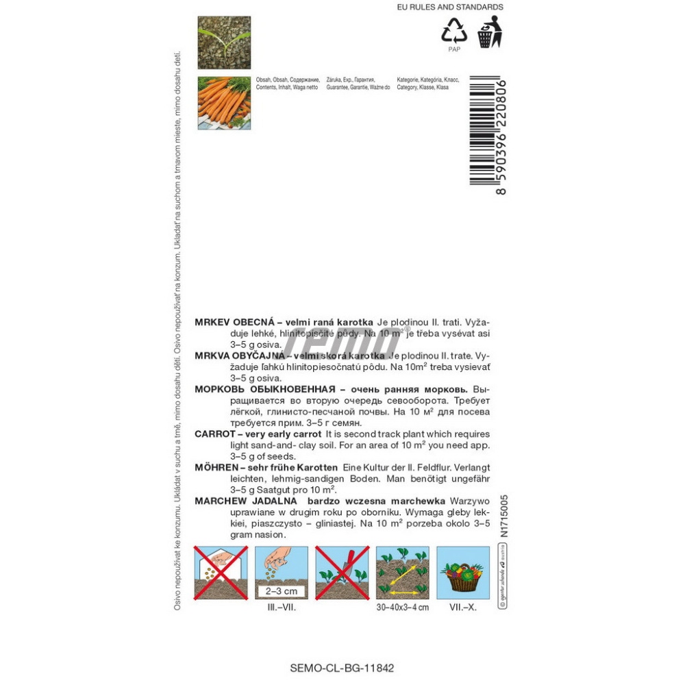 Mrkev karotka Mignon JAZÝČKY-0