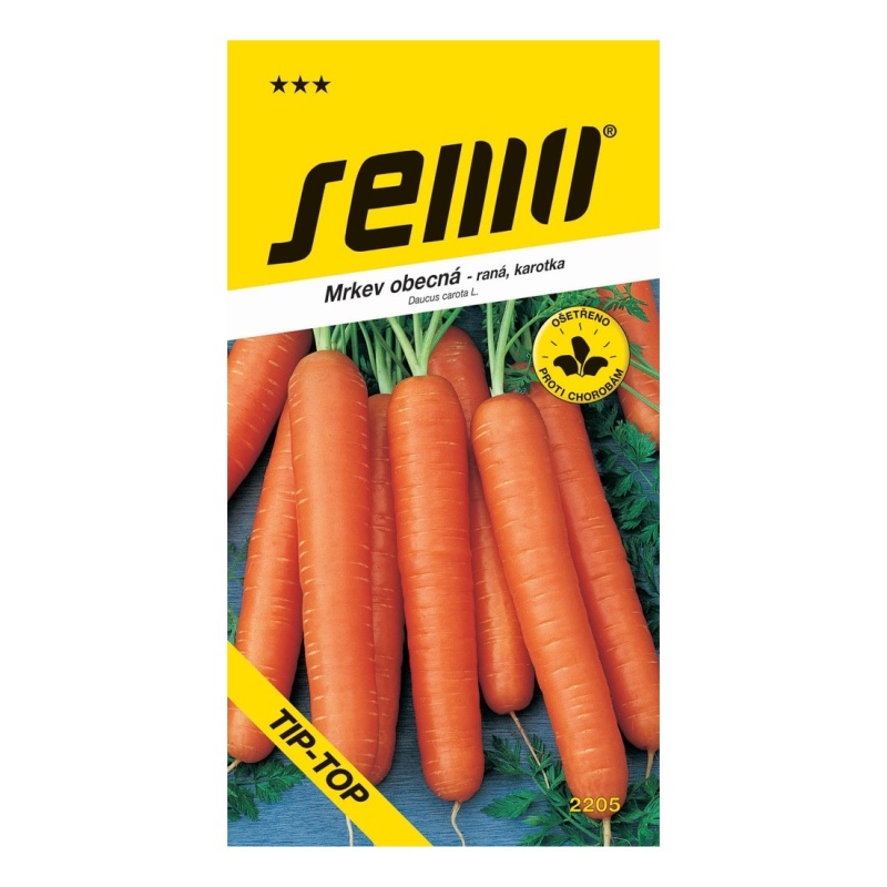 Osivo zeleniny - Mrkev karotka Nantes 3 (Tip Top) raná