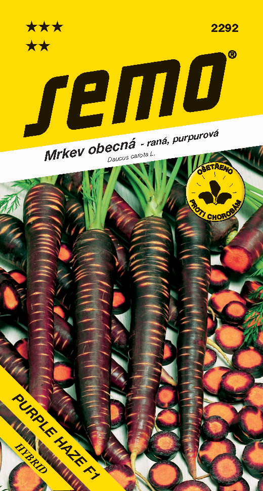 Osivo zeleniny - Mrkev karotka Purple Haze F1 fialová