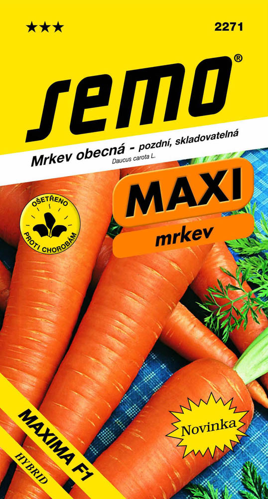 Osivo zeleniny - Mrkev Maxima F1 MAXI