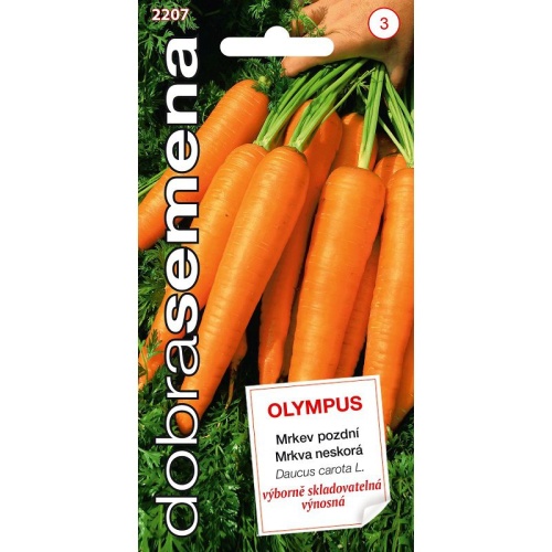 Osivo zeleniny - Mrkev Olympus pozdní (DS)