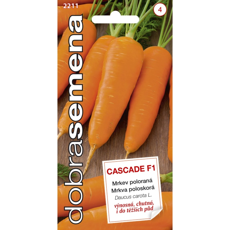Osivo zeleniny - Mrkev poloraná CASCADE F1 (DS)