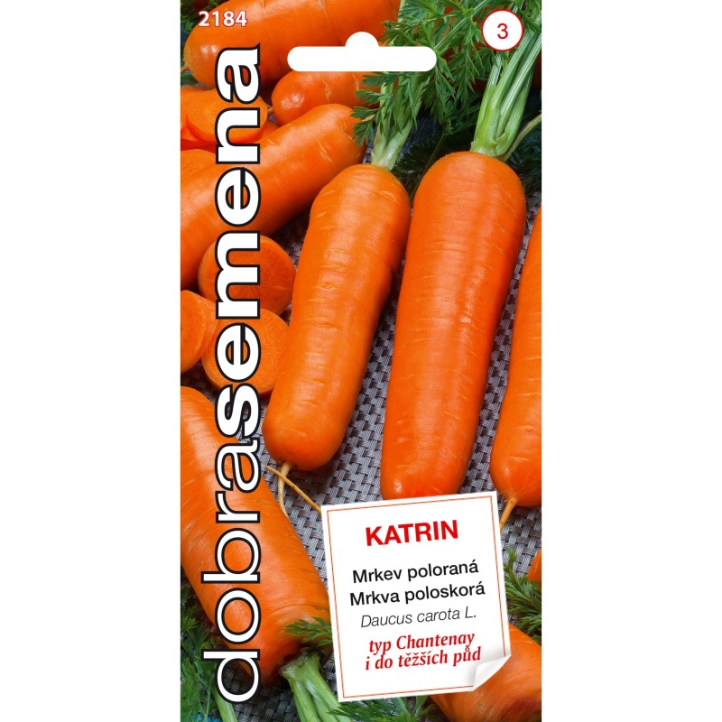 Osivo zeleniny - Mrkev poloraná KATRIN (DS)