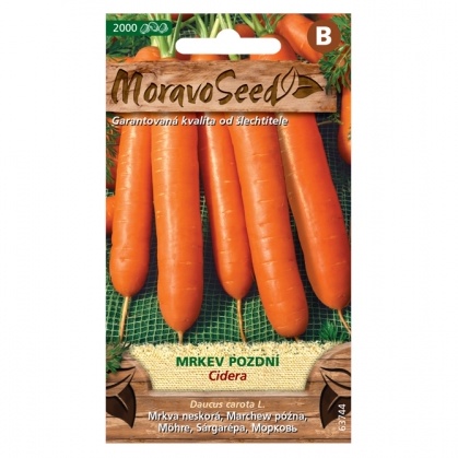 Osivo zeleniny - Mrkev pozdní CIDERA (MS)