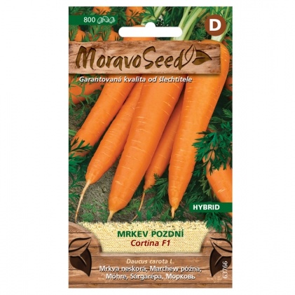 Osivo zeleniny - Mrkev pozdní CORTINA F1 (MS)