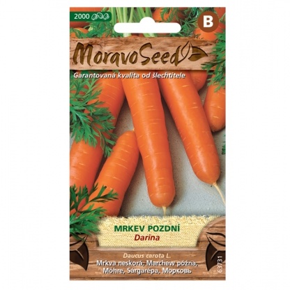 Osivo zeleniny - Mrkev pozdní DARINA (MS)