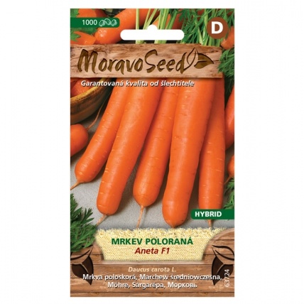 Osivo zeleniny - Mrkev raná ANETA F1 (MS)