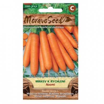 Osivo zeleniny - Mrkev raná Naomi (MS)