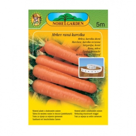 Výsevní pásky - Mrkev raná Naomi/Nantes 3 výsevný pásek 5m
