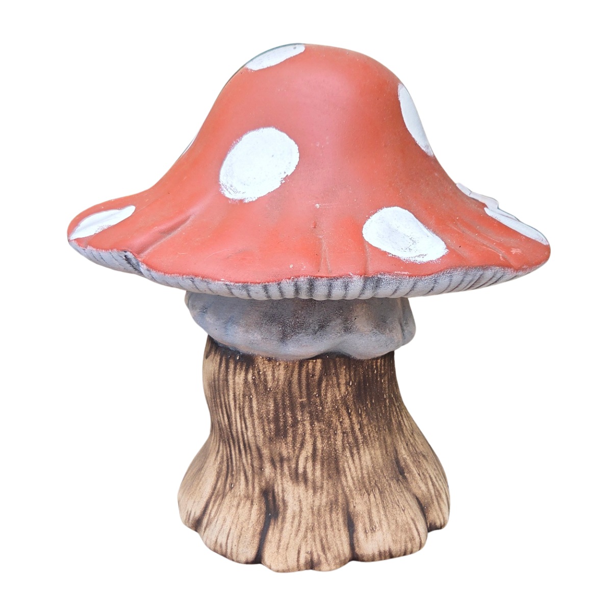 Doplňky do zahrady - Muchomůrka červená keramická velká