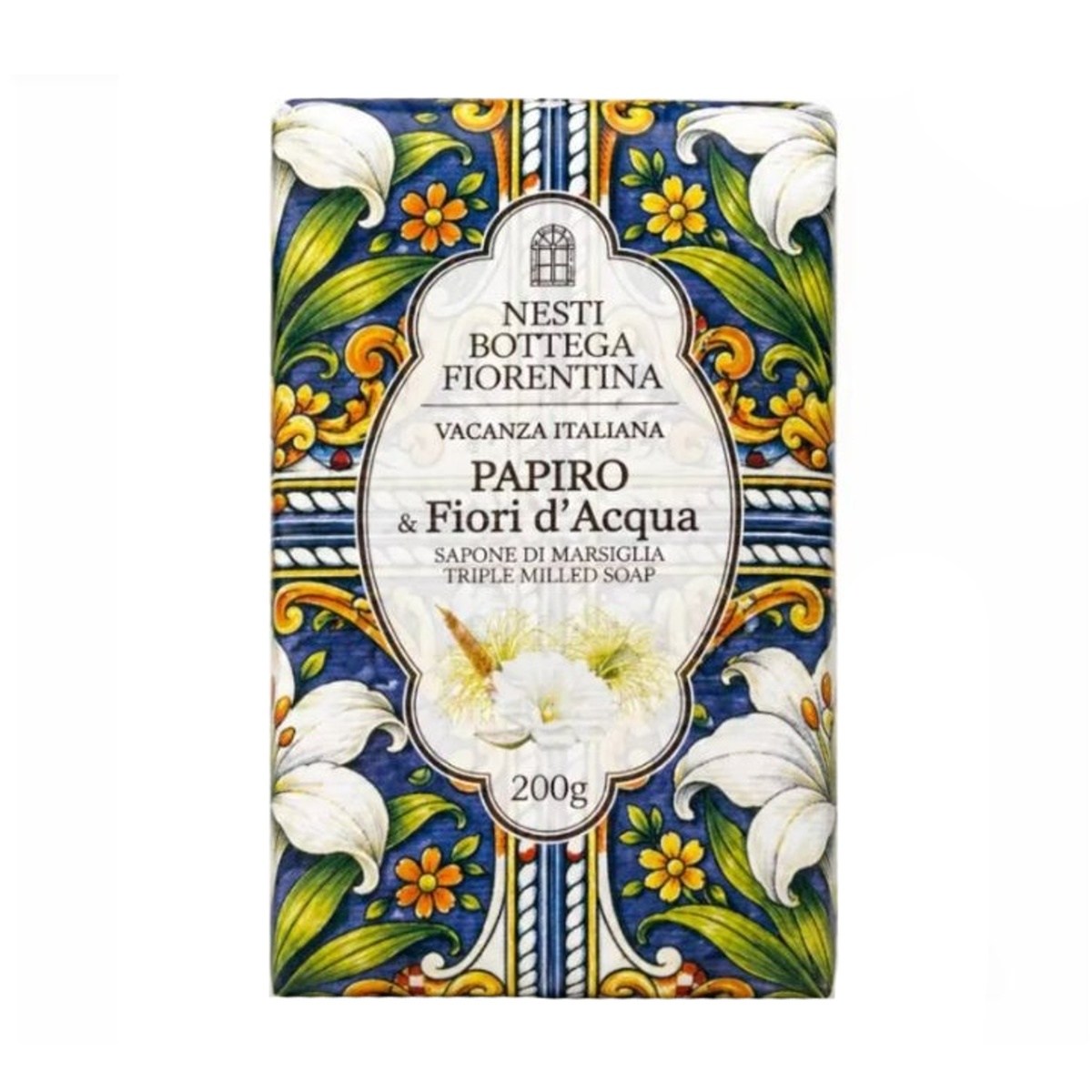 Tuhá mýdla - Mýdlo BOTTEGA FIORENTINA Papiro & Fiori dAcqua 200g