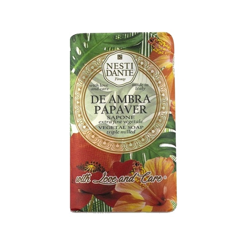 Tuhá mýdla - Mýdlo De Ambra Papaver 250g