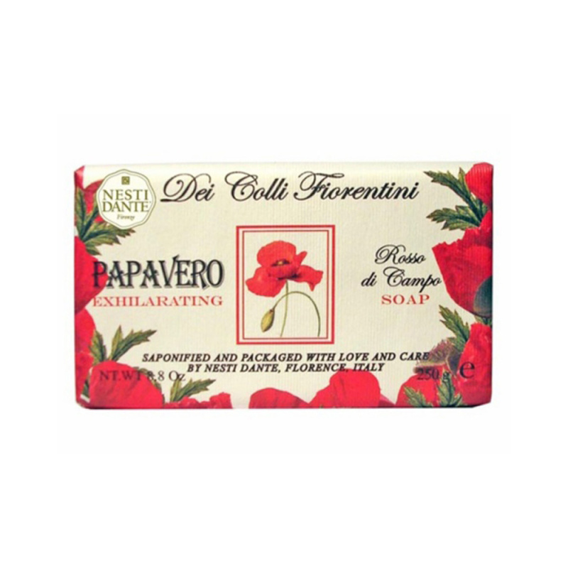 Tuhá mýdla - Mýdlo DEI COLLI FIORENTINI Papavero 250g