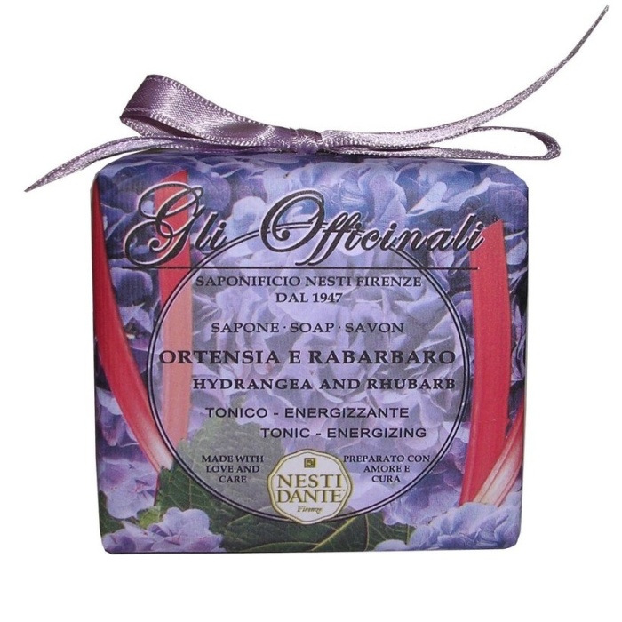 Vonná mýdla - Mýdlo GLI OFFICINALI Hydrangea & Rhubarb 200g