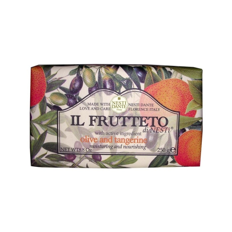 Tuhá mýdla - Mýdlo IL FRUTTETO Olive & Tangerine 250g