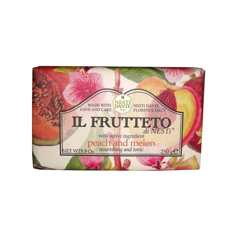 Tuhá mýdla - Mýdlo IL FRUTTETO Peach & Melon 250g