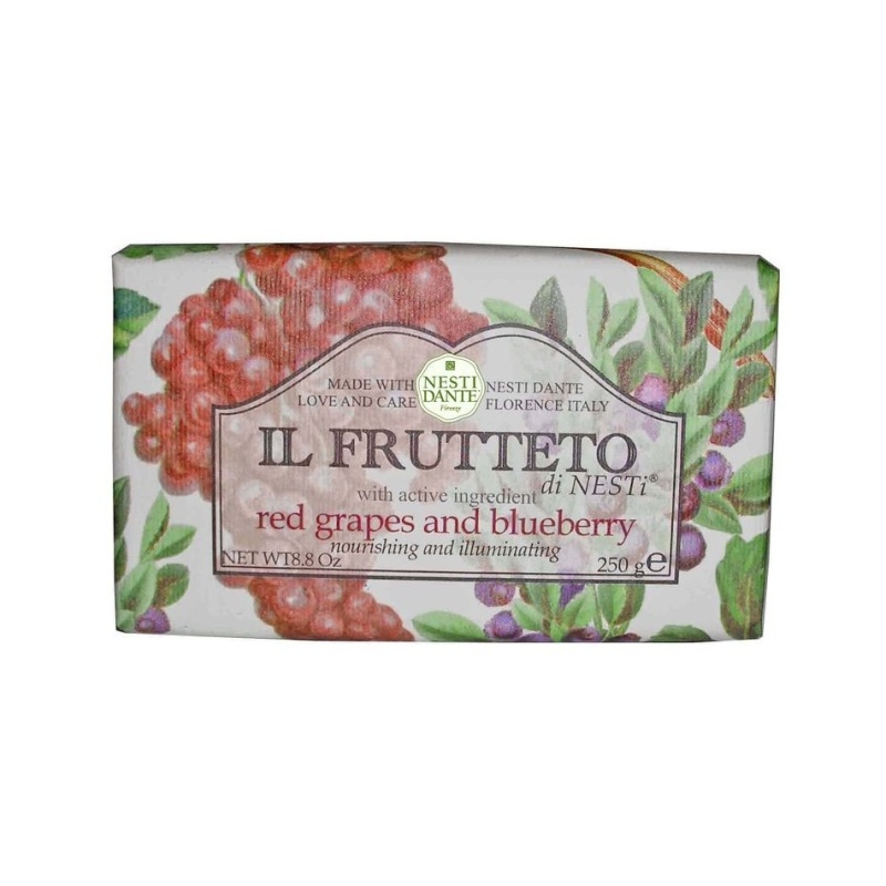 Tuhá mýdla - Mýdlo IL FRUTTETO Red Grapes & Blueberry 250g